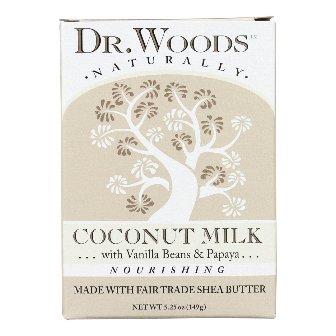Dr. Woods Bar Soap Coconut Milk - 5.25 Oz - Maras Green